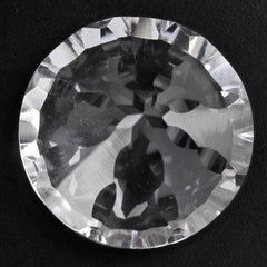 CRYSTAL CONCAVE SPLENDOR CUT ROUND (DES#74) 14MM 8.40 Cts.