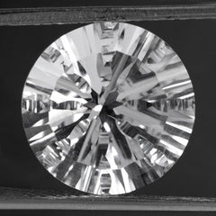 CRYSTAL CONCAVE SPLENDOR CUT ROUND (DES#74) 14MM 8.40 Cts.