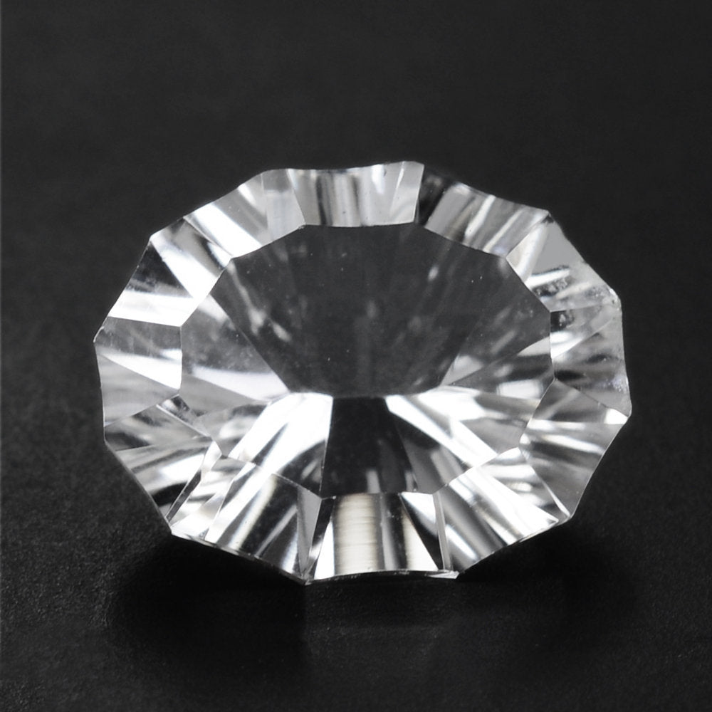 CRYSTAL CONCAVE NINETY CUT OVAL (DES#51) 10X8MM 2.40 Cts.