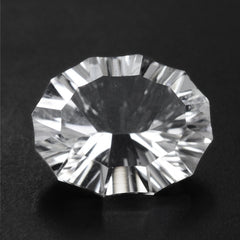 CRYSTAL CONCAVE NINETY CUT OVAL (DES#51) 10X8MM 2.40 Cts.