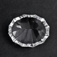 CRYSTAL CONCAVE NINETY CUT OVAL (DES#51) 10X8MM 2.40 Cts.