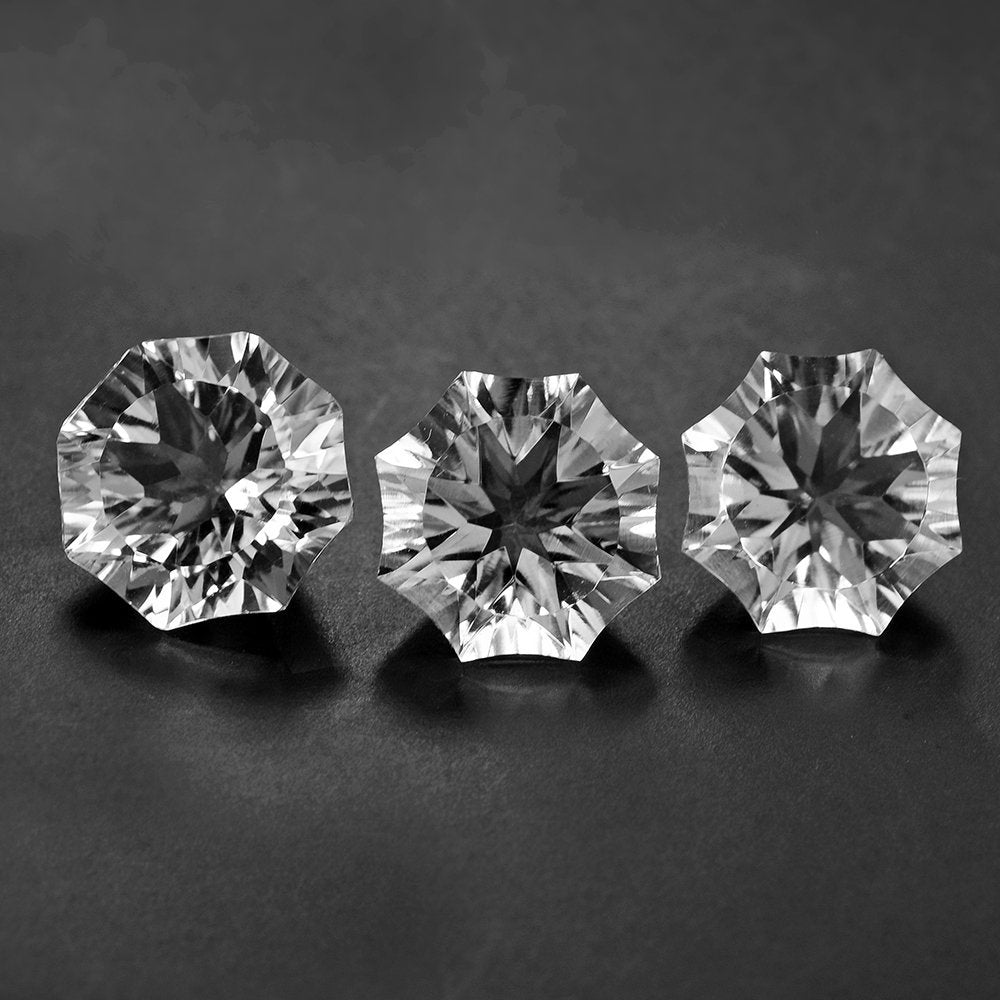 CRYSTAL NINETY CUT ROUND (DES#83) 10MM 3.48 Cts.