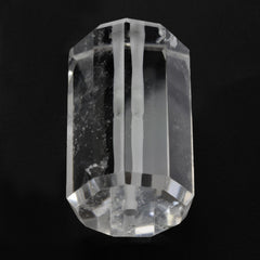 CRYSTAL STEP CUT BARREL (FULL DRILL 1MM) (HI) 25X16MM 62.82 Cts.