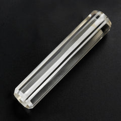 CRYSTAL STEP CUT BARREL (FULL DRILL 1MM) 34X7MM 17.00 Cts.