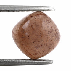 RED FLAKE FELDSPAR CUSHION CAB 9MM 3.10 Cts.