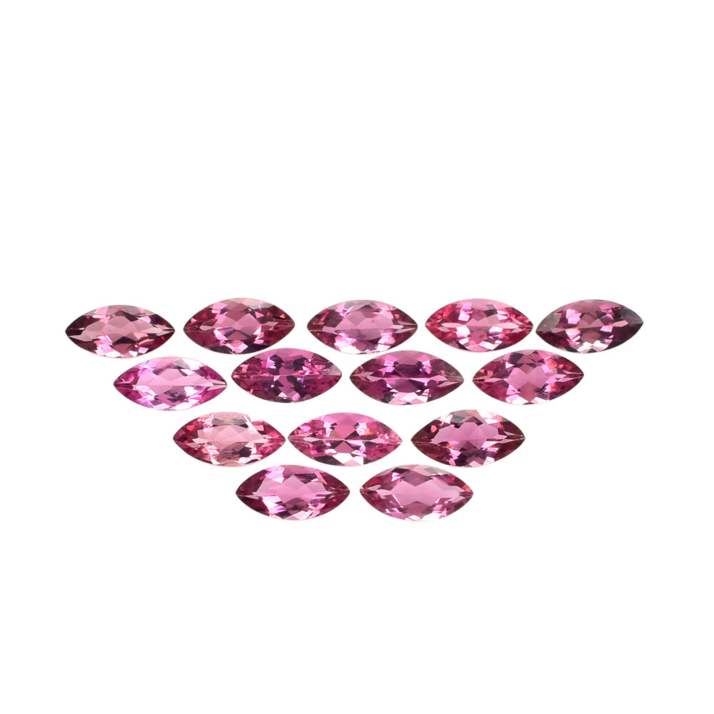 RUBELLITE CUT MARQUISE (SUPER) 8X4MM 0.52 Cts.