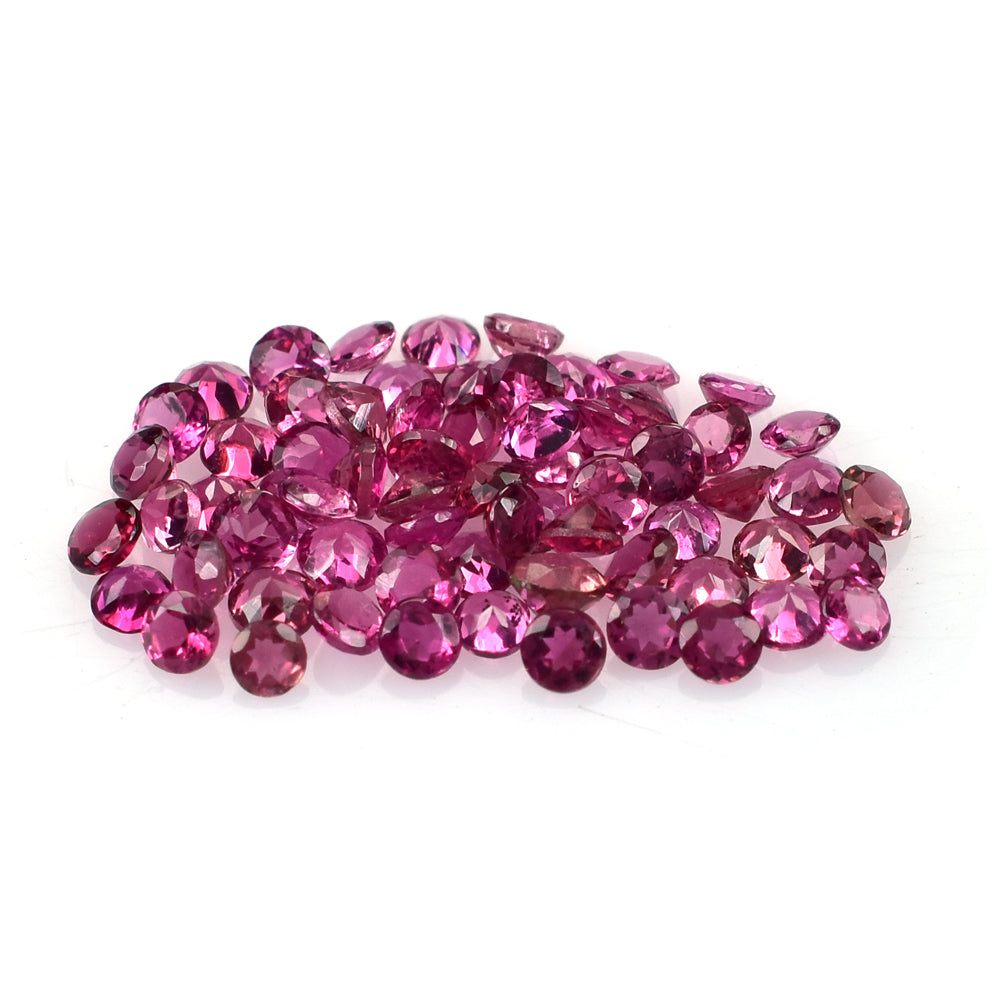 RUBELLITE CUT ROUND 2MM  0.04 Cts.