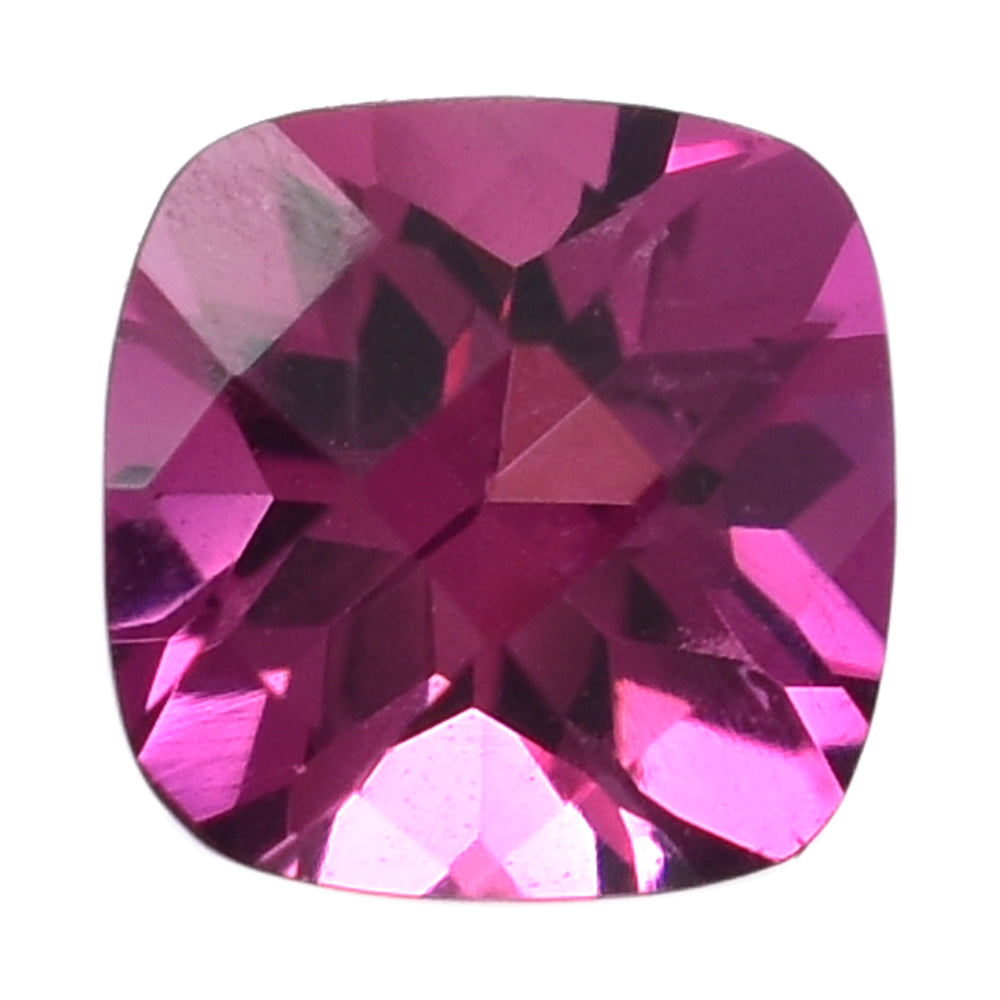 RUBELLITE CHECKER CUT CUSHION 4MM 0.32 Cts.