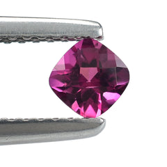 RUBELLITE CHECKER CUT CUSHION 4MM 0.32 Cts.