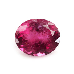 RUBELLITE CUT OVAL (HI) (RED) 12X10MM 5.25 Cts.