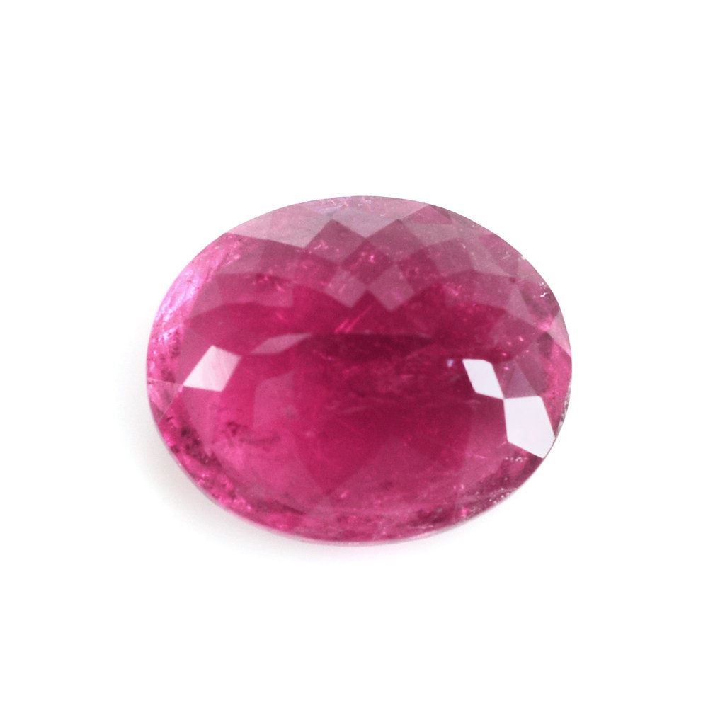 RUBELLITE CUT OVAL (HI) (RED) 12X10MM 5.25 Cts.