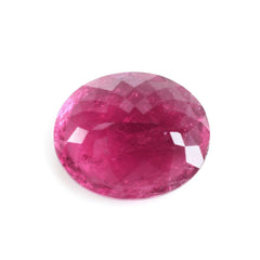 RUBELLITE CUT OVAL (HI) (RED) 12X10MM 5.25 Cts.