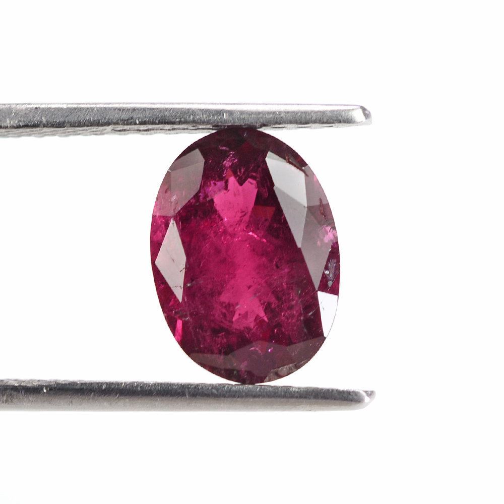 RUBELLITE CUT OVAL (HI) (DARK) 11.10X8.10MM 3.30 Cts.