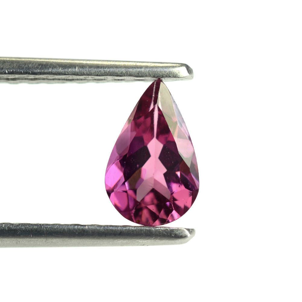 RUBELLITE CUT PEAR 8X5MM 0.73 Cts.