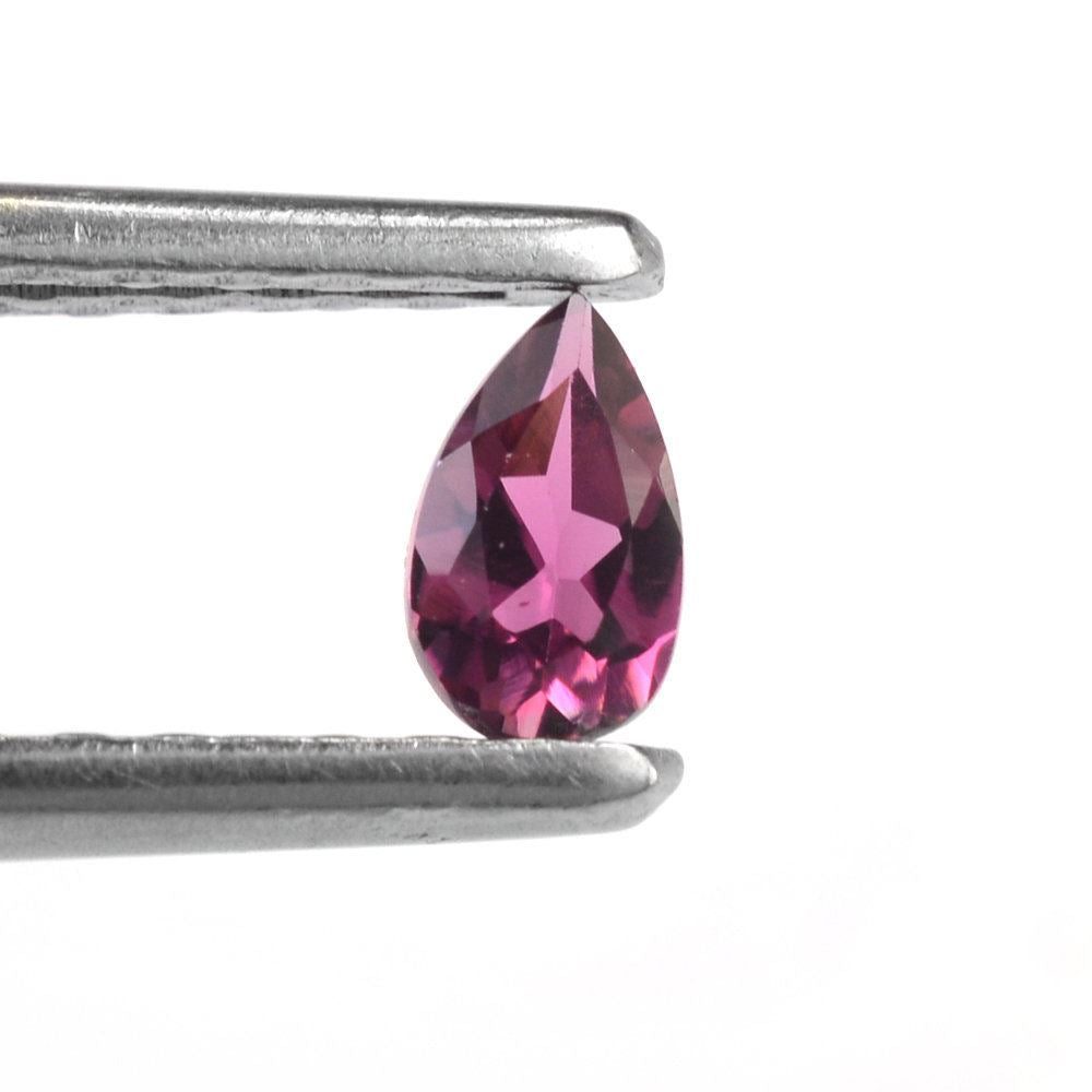 RUBELLITE CUT PEAR 5X3MM 0.22 Cts.