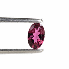 RUBELLITE CUT OVAL (DARK/SI) 6X4MM 0.47 Cts.