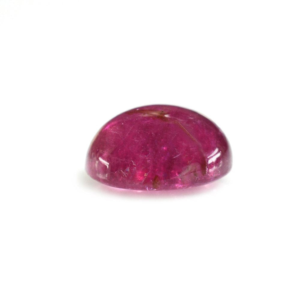 RUBELLITE ROUND CAB (DARK/HI) 8 MM 2.38 Cts.