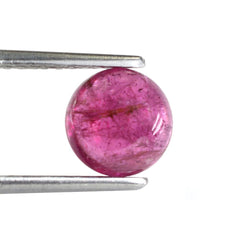 RUBELLITE ROUND CAB (DARK/HI) 8 MM 2.38 Cts.