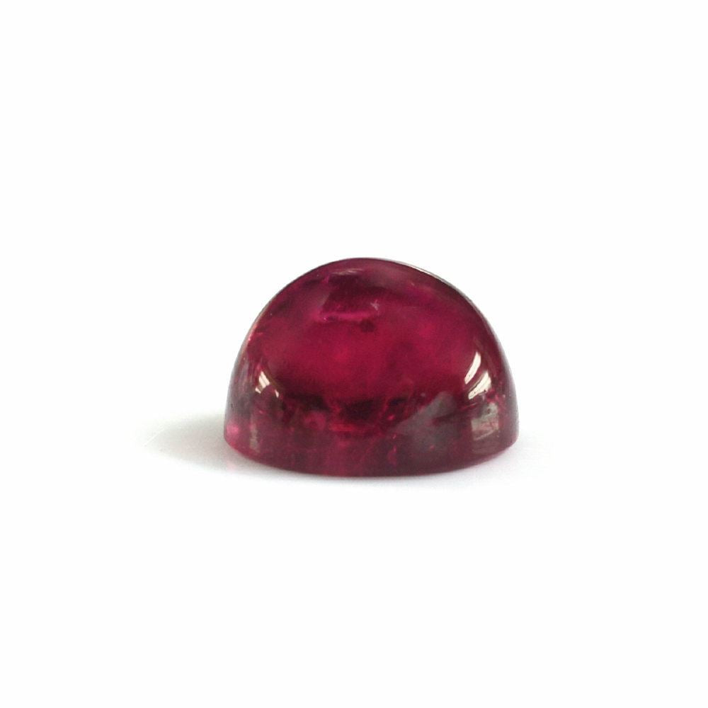 RUBELLITE ROUND CAB (DARK/HI) 6.70MM 1.60 Cts.