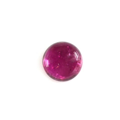 RUBELLITE ROUND CAB (DARK/HI) 5MM 0.65 Cts.