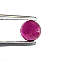 RUBELLITE ROUND CAB (DARK/HI) 5MM 0.65 Cts.