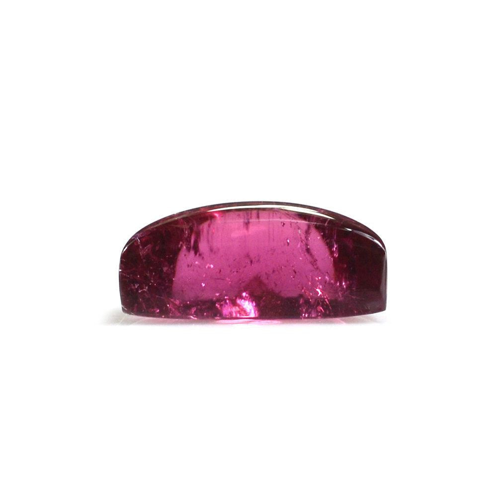 RUBELLITE D SHAPE FANCY CAB (DARK/SI) 9X4.50MM 1.59 Cts.