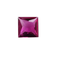 RUBELLITE PRINCESS CUT SQUARE (DARK/SI) 4 MM 0.32 Cts.