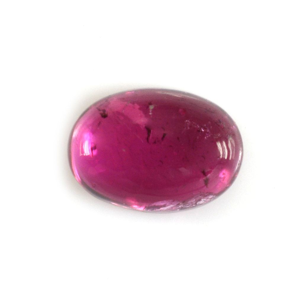 RUBELLITE OVAL CAB (DARK/SI) 7X5 MM 0.94 Cts.