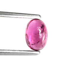 RUBELLITE OVAL CAB (DARK/SI) 7X5 MM 0.94 Cts.