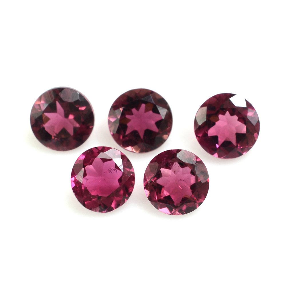 RUBELLITE CUT ROUND (LITE/SI) 4 MM 0.24 Cts.