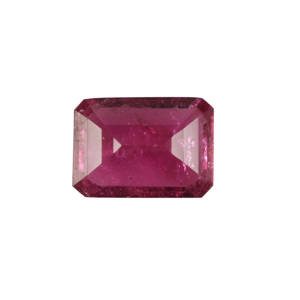 RUBELLITE CUT OCTAGON (MEDIUM/HI) 7X5MM 0.98 Cts.