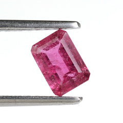 RUBELLITE CUT OCTAGON (MEDIUM/HI) 7X5MM 0.98 Cts.