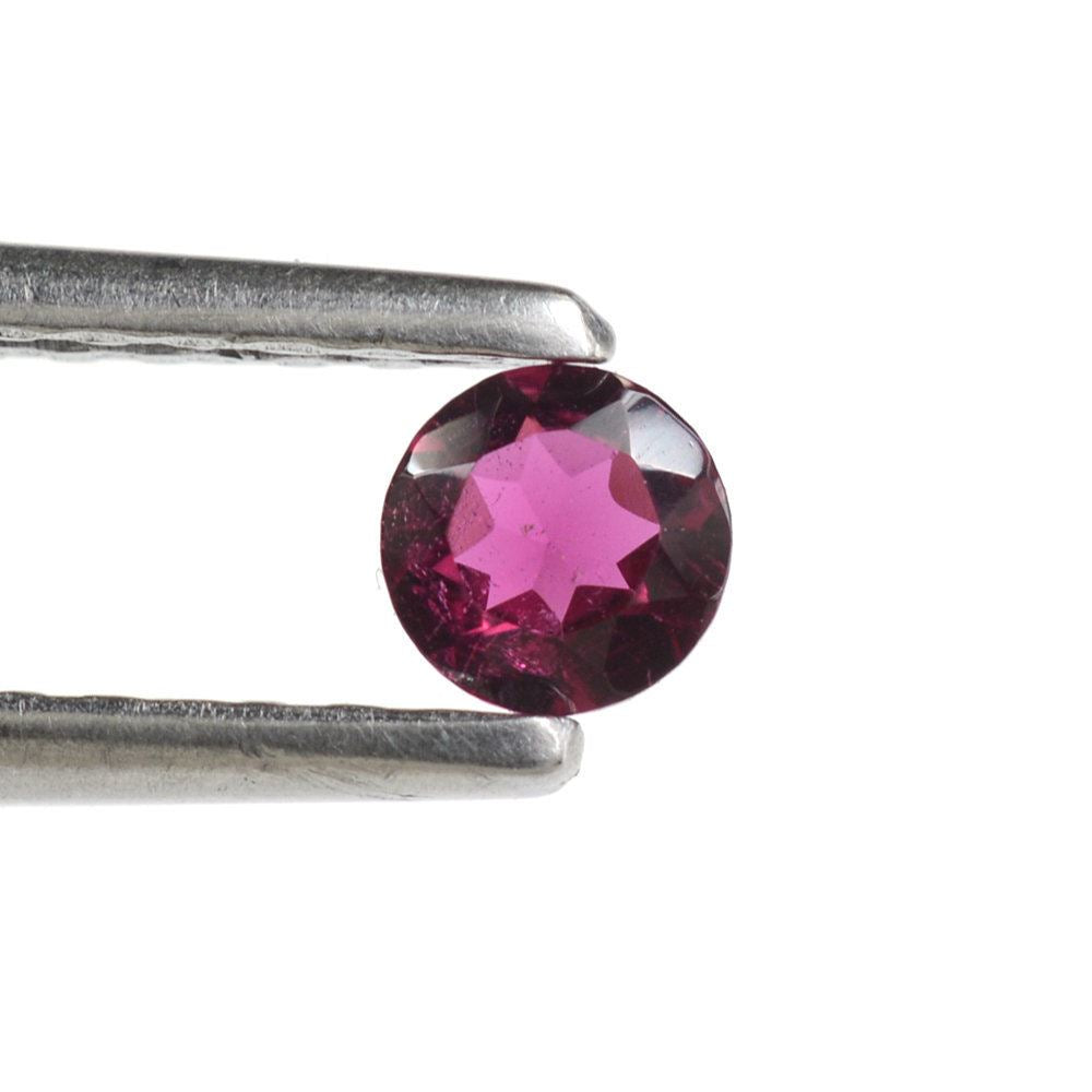 RUBELLITE CUT ROUND (MEDIUM) 4MM 0.22 Cts.