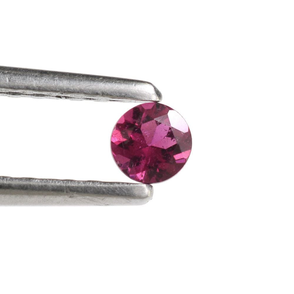 RUBELLITE CUT ROUND (MEDIUM) 3.50MM 0.18 Cts.