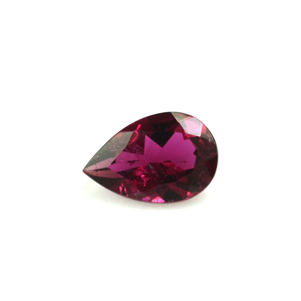 RUBELLITE CUT PEAR (DARK/HI ) 6X4 MM 0.37 Cts.