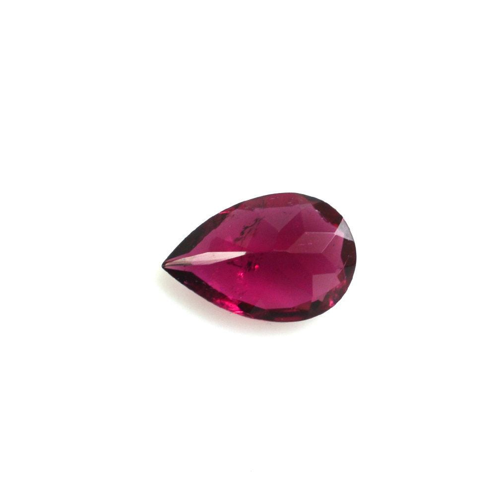RUBELLITE CUT PEAR (DARK/HI ) 6X4 MM 0.37 Cts.