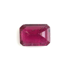 RUBELLITE CUT OCTAGON (DARK/HI) 7X5 MM 0.98 Cts.