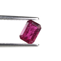 RUBELLITE CUT OCTAGON (DARK/HI) 7X5 MM 0.98 Cts.