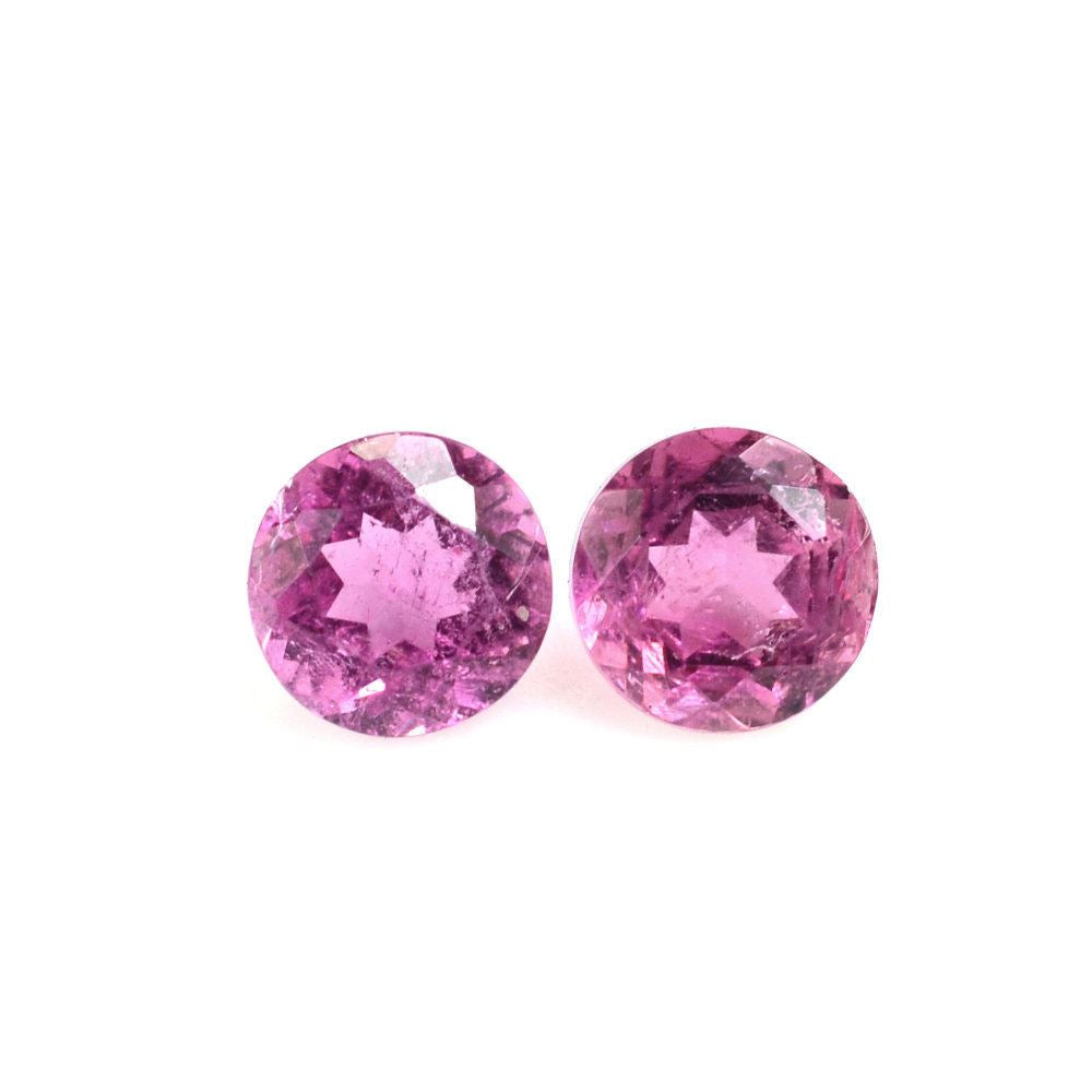 RUBELLITE CUT ROUND (MEDIUM/HI) 3.50 MM 0.2 Cts.