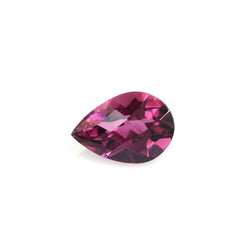 RUBELLITE CHECKER CUT PEAR (MEDIUM) 6X4 MM 0.42 Cts.