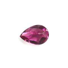 RUBELLITE CHECKER CUT PEAR (MEDIUM) 6X4 MM 0.42 Cts.