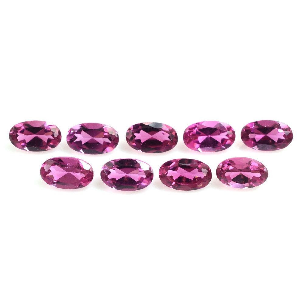 RUBELLITE CUT OVAL (LITE) 5X3 MM 0.27 Cts.