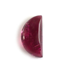 RUBELLITE D SHAPE FANCY CAB (MEDIUM/SI) 9X4.50 MM 1.53 Cts.