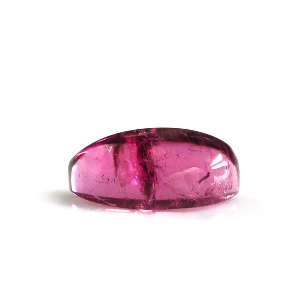 RUBELLITE D SHAPE FANCY CAB (MEDIUM/SI) 9X4.50 MM 1.53 Cts.