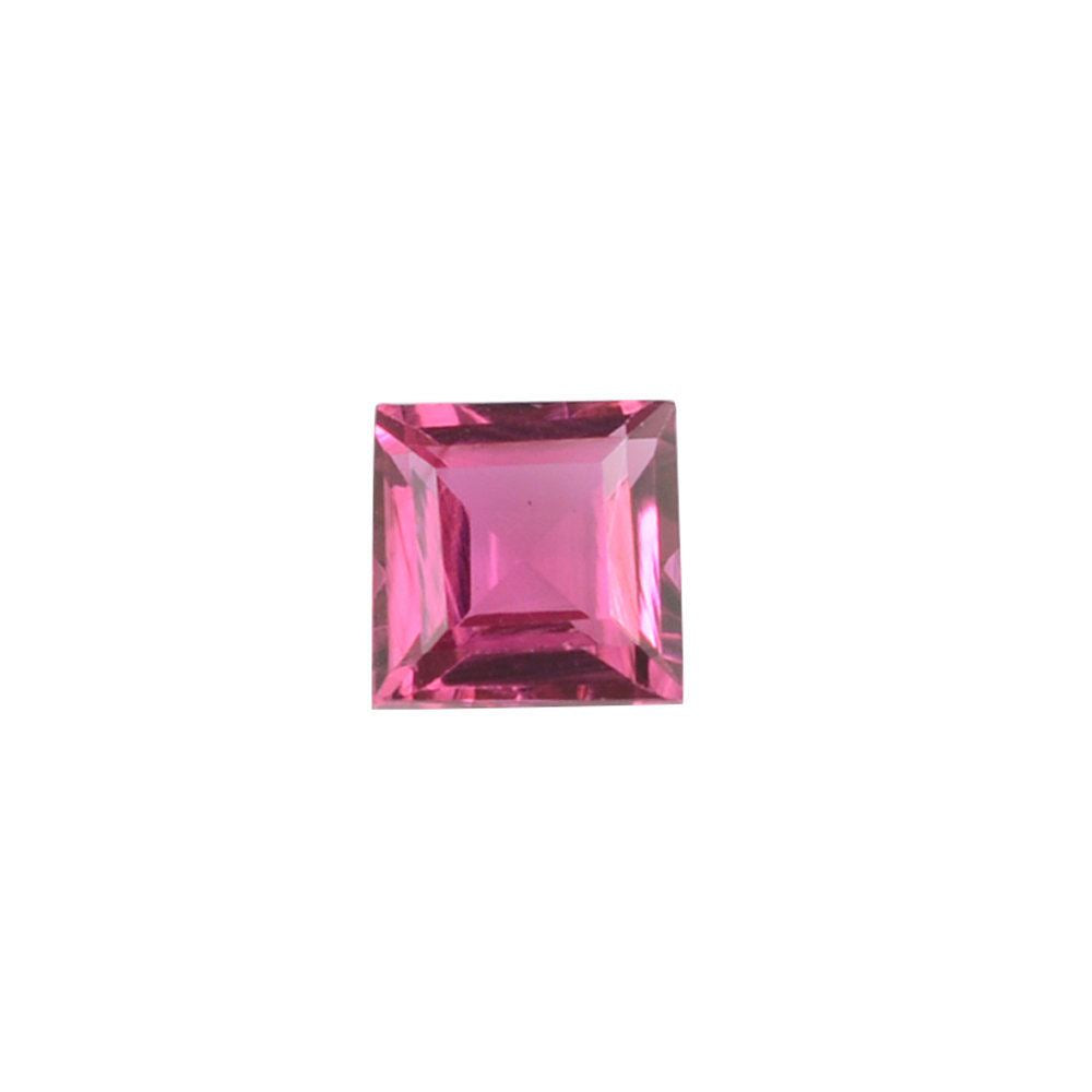 RUBELLITE CUT SQUARE (MEDIUM/SI) 3.50 MM 0.26 Cts.