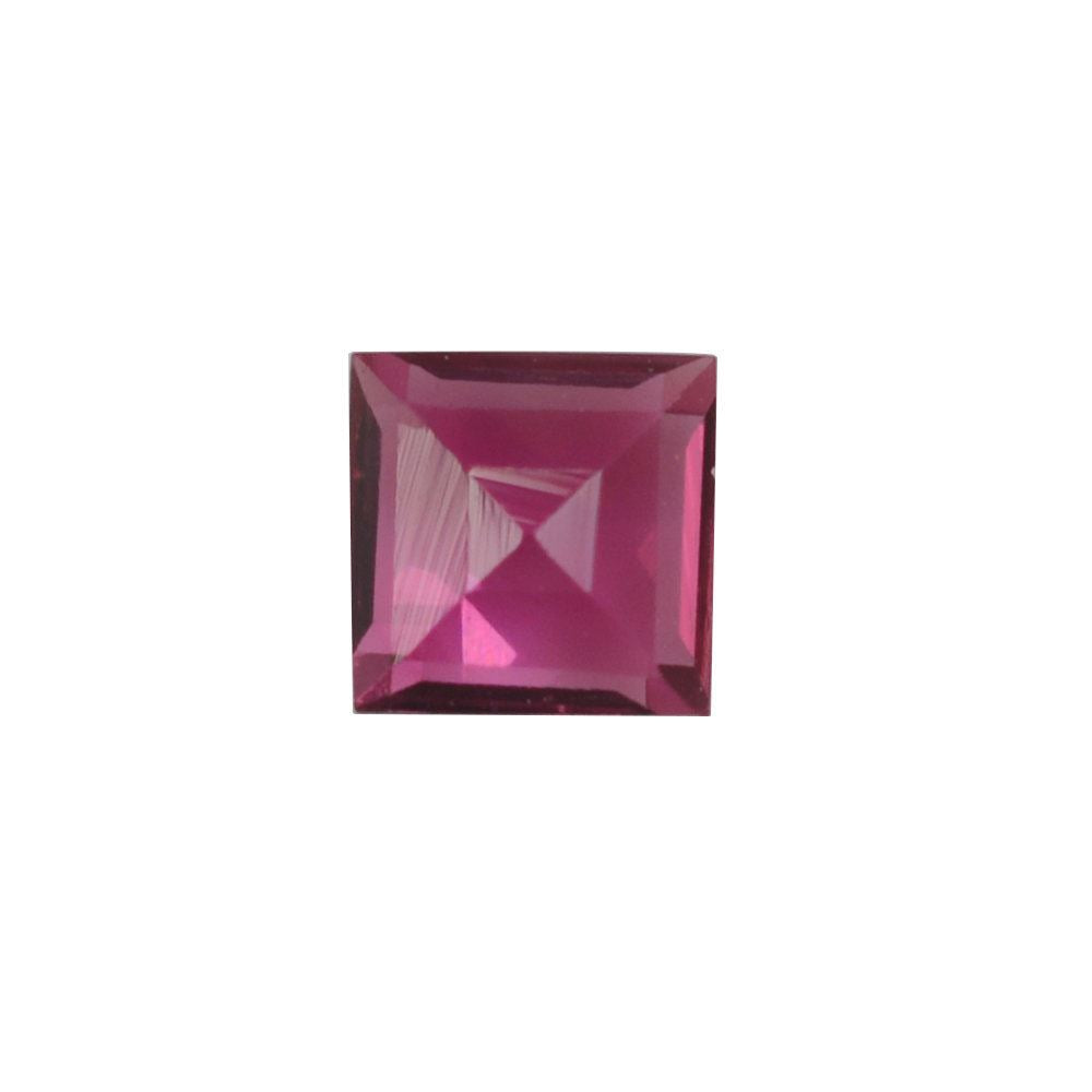 RUBELLITE CUT SQUARE (MEDIUM/SI) 3.50 MM 0.26 Cts.