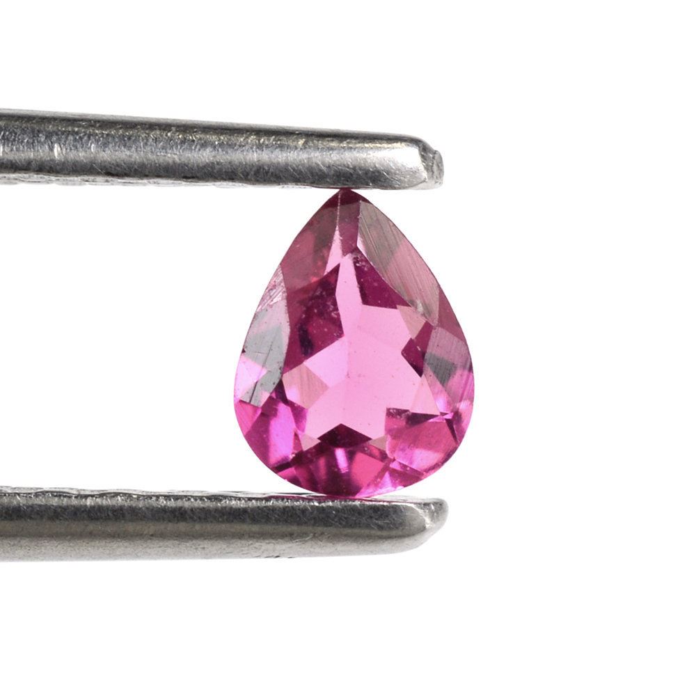 RUBELLITE CUT PEAR (MEDIUM/SI) 5X4 MM 0.26 Cts.