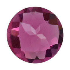 RUBELLITE CHECKER CUT ROUND 4.50MM 0.32 Cts.