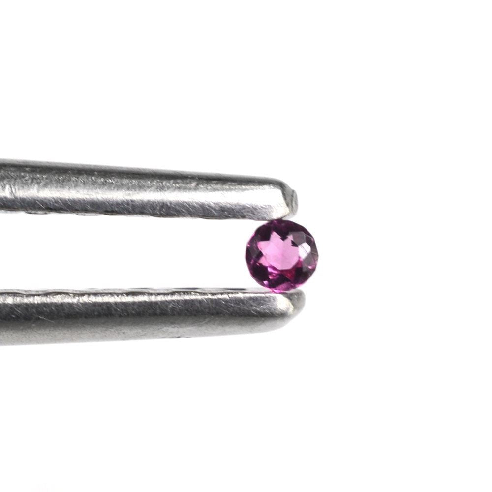 RUBELLITE CUT ROUND (MEDIUM/SI) 1.60 MM 0.02 Cts.