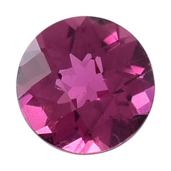 RUBELLITE CHECKER CUT ROUND 4MM 0.25 Cts.